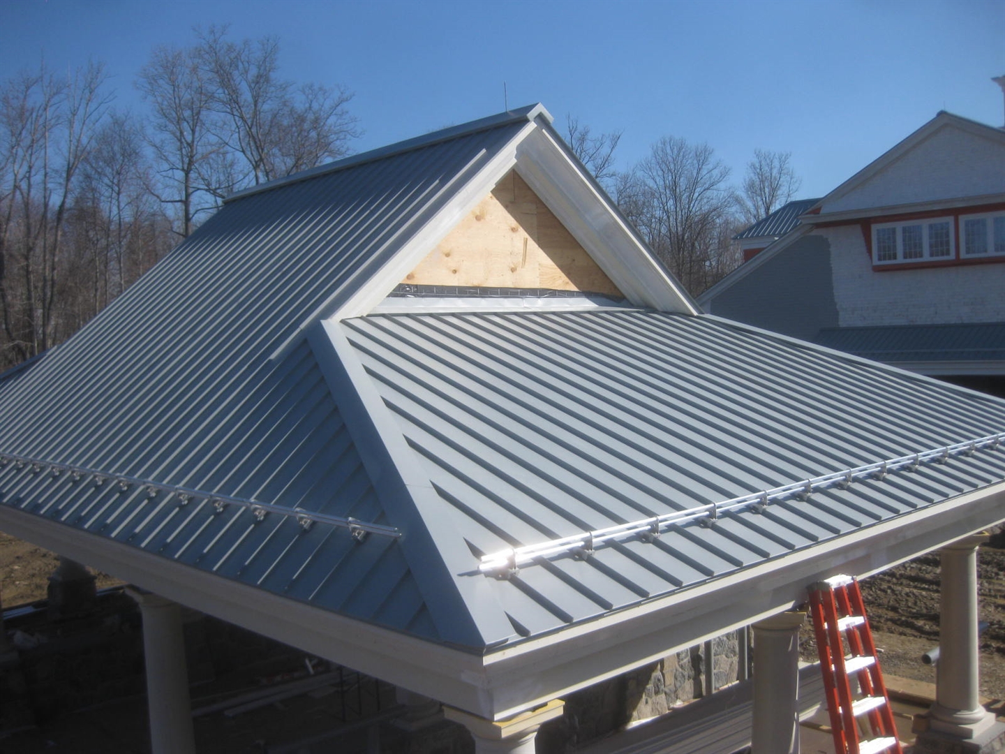 Rails And Metal Roofing